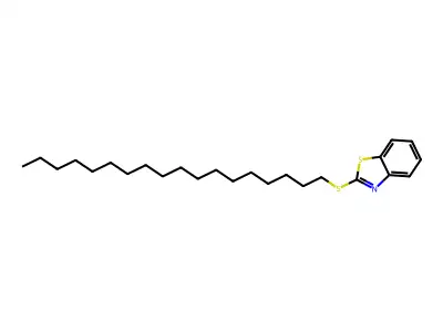 2-(Octadecylthio)benzothiazole structure
