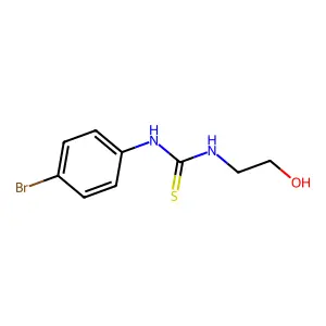 1-(4-Bromophenyl)-3-(2-hydroxyethyl)thiourea structure