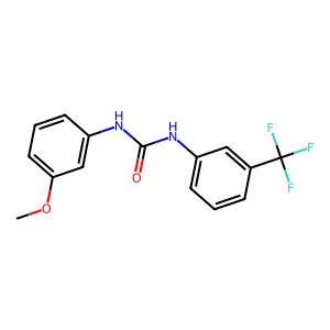 1-(3-Methoxyphenyl)-3-[3-(trifluoromethyl)phenyl]urea structure