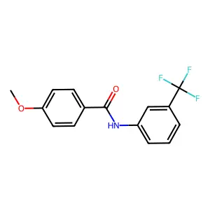 4-甲氧基-N-[3-(三氟甲基)苯基]苯甲酰胺 structure
