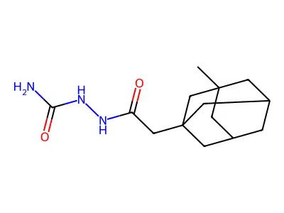 [[2-(3-Methyl-1-adamantyl)acetyl]amino]urea structure