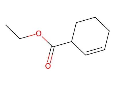 Ethyl cyclohex-2-ene-1-carboxylate structure