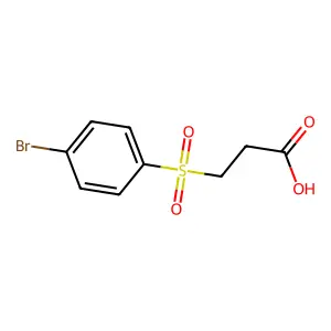 3-(4-Bromobenzenesulfonyl)propanoic acid structure