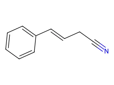 (E)-4-phenylbut-3-enenitrile structure