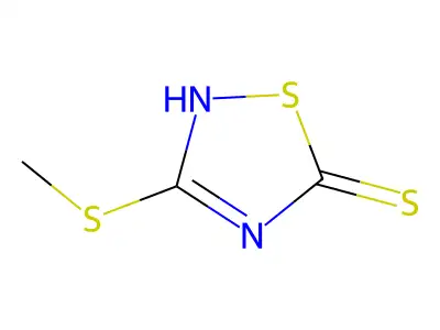 3-Methylmercapto-5-mercapto-1,2,4-thiadiazole structure