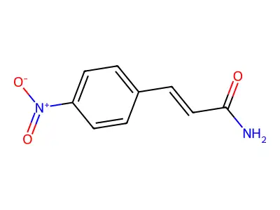 3-(4-Nitrophenyl)prop-2-enamide structure