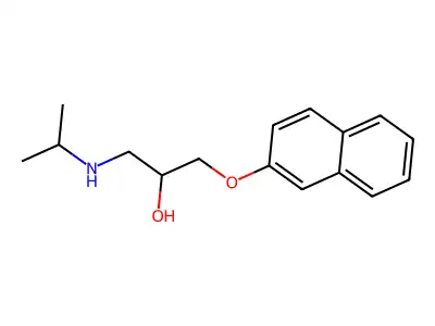 1-((1-Methylethyl)amino)-3-(2-naphthalenyloxy)-2-propanol structure
