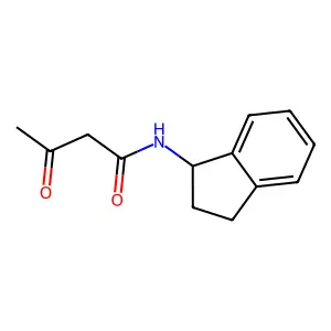 N-1-茚基乙酰乙酰胺 structure