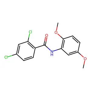 2,4-dichloro-N-(2,5-dimethoxyphenyl)benzamide structure