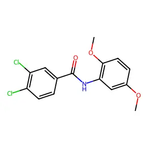 3,4-dichloro-N-(2,5-dimethoxyphenyl)benzamide structure