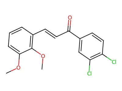 1-(3,4-Dichlorophenyl)-3-(2,3-dimethoxyphenyl)prop-2-en-1-one structure