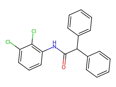 N-(2,3-dichlorophenyl)-2,2-diphenylacetamide structure