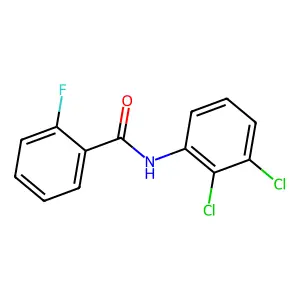 N-(2,3-dichlorophenyl)-2-fluorobenzamide structure