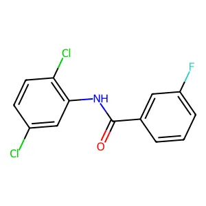 N-(2,5-dichlorophenyl)-3-fluorobenzamide structure