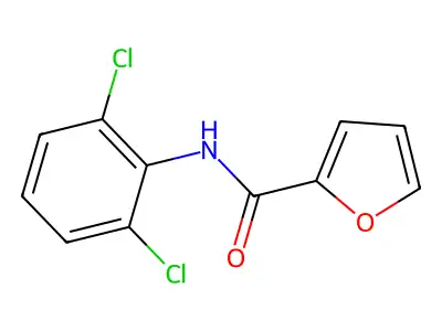 N-(2,6-dichlorophenyl)furan-2-carboxamide structure
