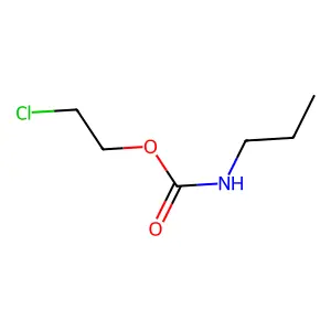 丙基氨基甲酸2-氯乙酯 structure
