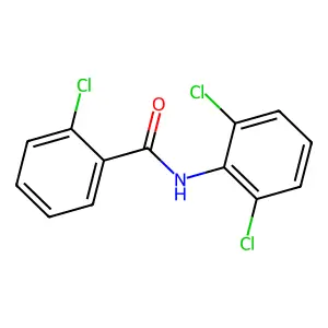 2-chloro-N-(2,6-dichlorophenyl)benzamide structure