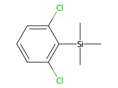 (2,6-Dichlorophenyl)trimethylsilane structure