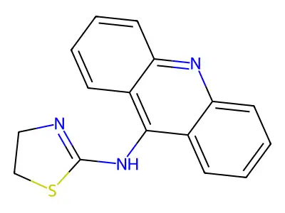 N-(4,5-Dihydro-2-thiazolyl)-9-acridinamine structure
