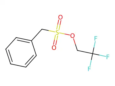 2,2,2-Trifluoroethyl phenylmethanesulfonate structure
