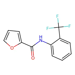 N-[2-(trifluoromethyl)phenyl]furan-2-carboxamide structure