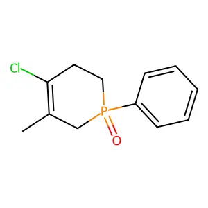 1-Phenyl-3-methyl-4-chloro-1,2,5,6-tetrahydrophosphorin 1-oxide structure