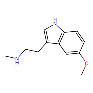 5-Methoxy-N-Methyltryptamine structure