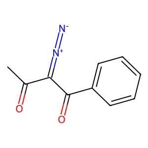 2-Diazo-1-phenyl-1,3-butanedione structure