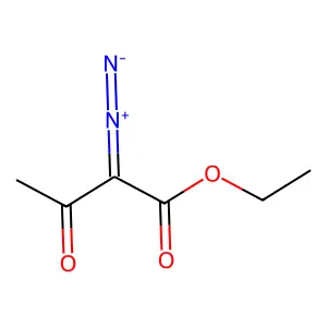 Ethyl diazoacetoacetate structure