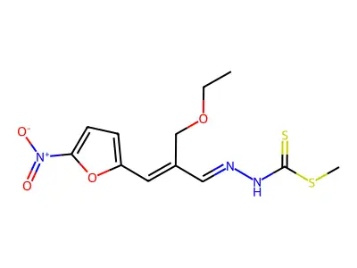 3-[2-3- allylidene]dithiocarbazicacidmethylester structure