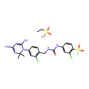 2-chloro-4-N-ethyl-6-(trifluoromethyl)pyrimidine-4,5-diamine structure