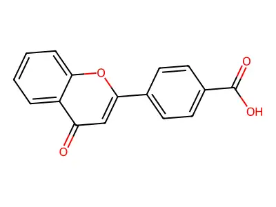 4-(4-Oxo-4h-Chromen-2-Yl)benzoic Acid structure