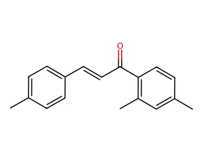 1-(2,4-Dimethylphenyl)-3-(p-tolyl)prop-2-en-1-one structure