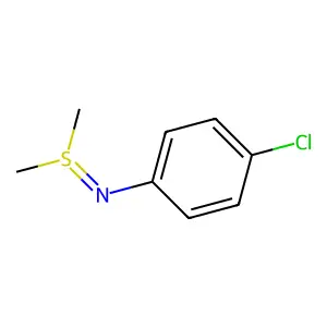 1-Chloro-4-[(dimethyl-lambda~4~-sulfanylidene)amino]benzene structure