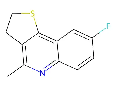 8-Fluoro-4-methyl-2,3-dihydrothieno[3,2-c]quinoline structure