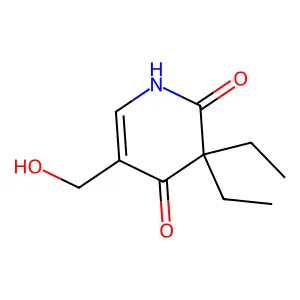 3,3-Diethyl-5-(hydroxymethyl)-2,4(1H,3H)-pyridinedione structure