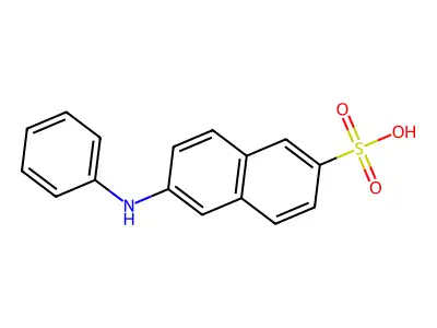 6-(Phenylamino)naphthalene-2-sulfonic acid structure