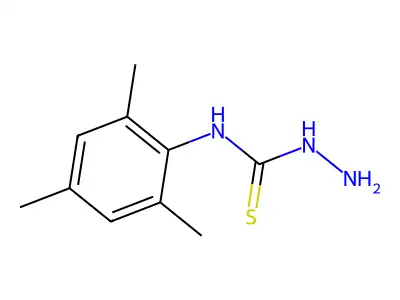 N-(2,4,6-Trimethylphenyl)hydrazinecarbothioamide structure