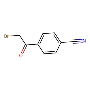 4-(Bromoacetyl)benzonitrile structure