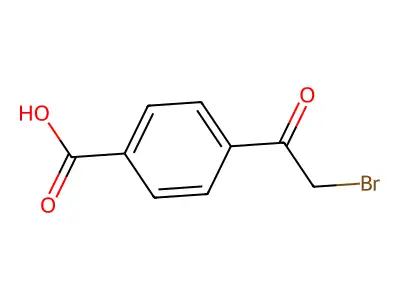 4-(2-bromoacetyl)benzoic Acid structure