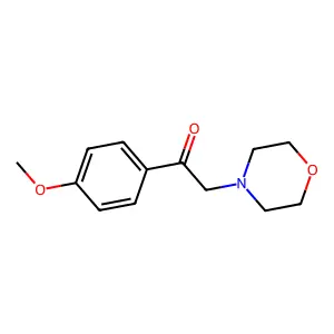 1-(4-Methoxyphenyl)-2-(4-morpholinyl)ethanone structure