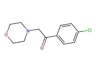 1-(4-Chlorophenyl)-2-morpholin-4-ylethanone structure