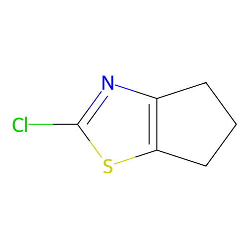 2-Chloro-5,6-dihydro-4H-cyclopenta[d]thiazole structure