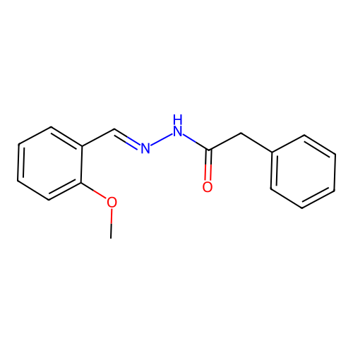 N'-[(E)-(2-methoxyphenyl)methylidene]-2-phenylacetohydrazide structure