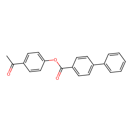 4-Acetylphenyl biphenyl-4-carboxylate structure