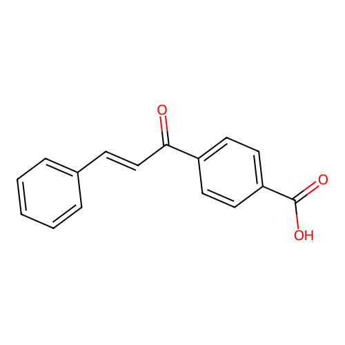 4-(3-Phenylprop-2-enoyl)benzoic acid structure