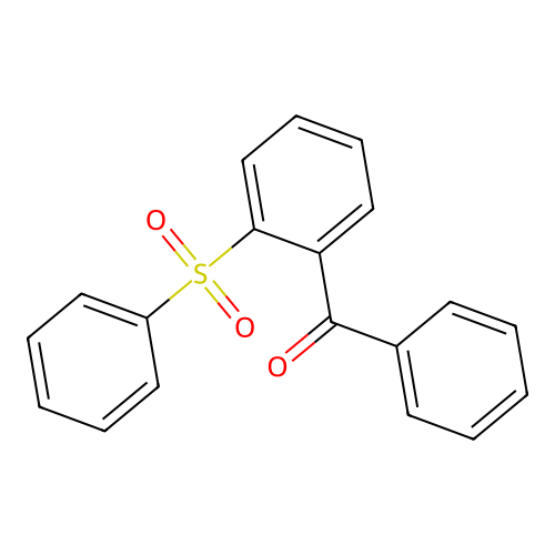 Phenyl[2-(phenylsulfonyl)phenyl]methanone structure