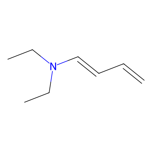 1-Diathylamino-butadien structure