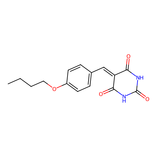 5-(4-Butoxy-benzylidene)-pyrimidine-2,4,6-trione structure