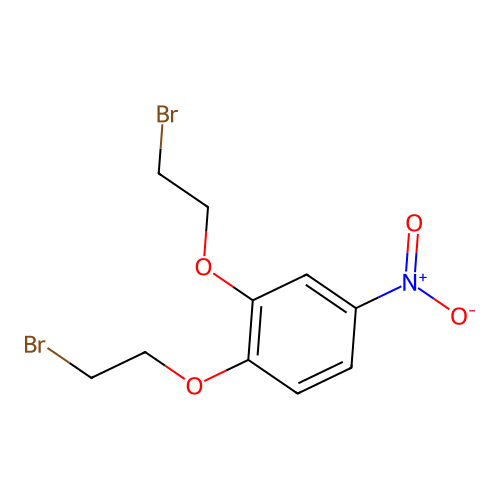 1,2-Bis(2-bromoethoxy)-4-nitrobenzene structure